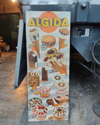 TABELLA GELATI VINTAGE IN LIRE 