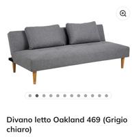 Divano letto grigio