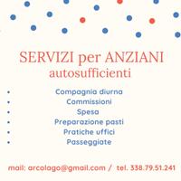 Assitenza anziani autosufficienti