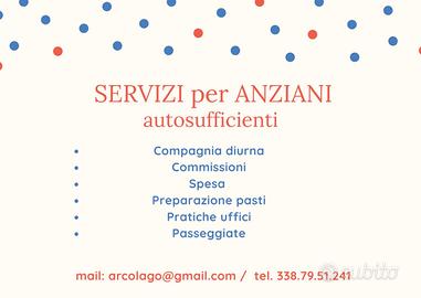 Assitenza anziani autosufficienti