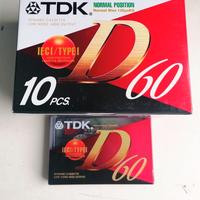 10 Musicassette TDK D60 EA