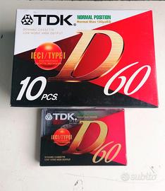 10 Musicassette TDK D60 EA