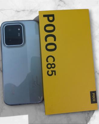 XIAOMI POCO C85 256gb-azzurro con cover gia messa