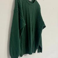 Maglione Burberrys 100% Puro Cotone Verde