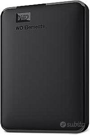 WD Elements 1TB HDD esterno, USB 3.0, compatibile