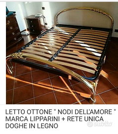 Letto ottone nodo d'amore e altro