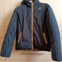 piumino K-WAJ double face blu/ grigio
