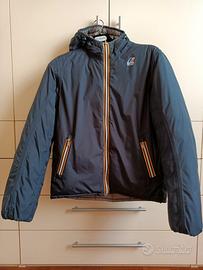 piumino K-WAJ double face blu/ grigio