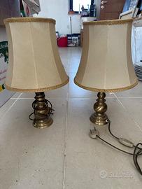 Coppia Lampade bajour Vintage