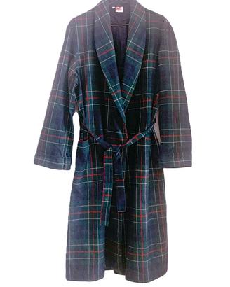 Vestaglia vintage uomo SIGMA Tartan scozzese TG 48