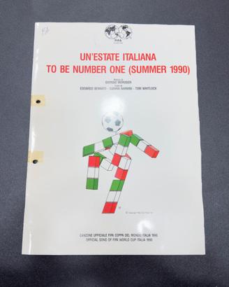 Spartito un estate italiana mondiali 1990