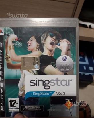 SINGSTAR VOL 3 gioco ps3 playstation 3