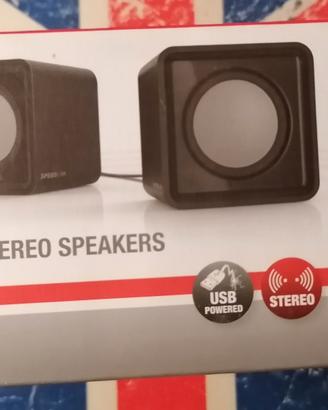 COPPIA SPEAKER STEREO PER PC SPEEDLINK TWOXO 2.0