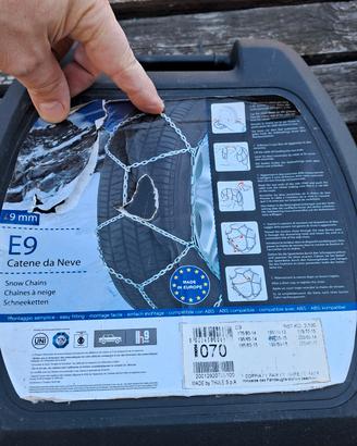 catene da neve 9mm mai usate 