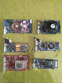 stock schede video Pc computer vga hdmi pci agp