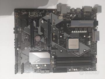 scheda madre Asus + processore ryzen 5