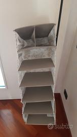 Portatutto da armadio in tessuto