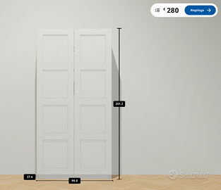 IKEA PAX 200x100x35