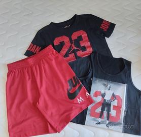 Jordan/Nike t-shirt canotta e short 