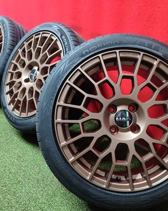 Cerchi Renault Clio Abarth Fiat 500 Pneu 205 45 17