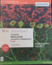 Libro scuola Biologia concetti e collegamenti plus