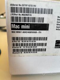Apple Mac Mini 1.4 GHZ / 4 GB / 500 GB - ITA