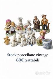 Porcellane,statue e ceramiche