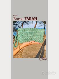 borsa fatta a mano all'uncinetto 