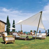 Vela Unopiù da giardino con pali