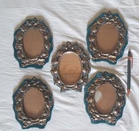 5 cornici antiche da collezione