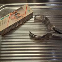 Pinza inox per affettare arrosti salumi