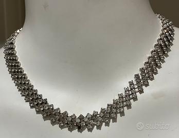 Collana vintage con cristalli
