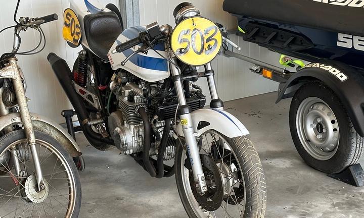 Honda Cb 500 four K2 da corsa Targata