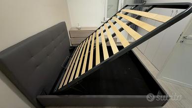 Letto contenitore Anna Eminflex doghe in legno