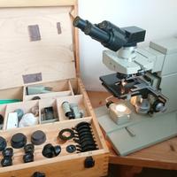 Microscopio Lomo Biolam-M+9 Obj(RMS-M26 Zeiss..)