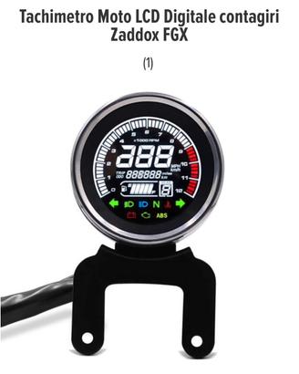 TACHIMETRO DIGITALE UNIVERSALE + sensore km/h