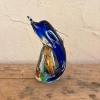 Delfino in vetro murano di soprammobile