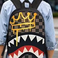 Zaino Shark Bocca Squalo borsa borsone Leggero