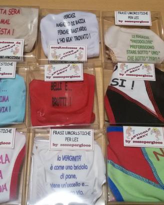 SLIP PERIZOMA FRASI UMORISTICHE MODELLI ASSORTITI