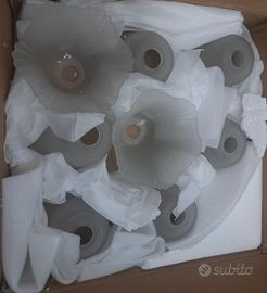 2 lampadari classici 5 luci e 3 luci