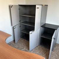 Armadio basso per ufficio, 6 ante