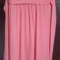 Abito da cerimonia rosa in chiffon (tg. M)