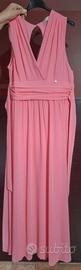 Abito da cerimonia rosa in chiffon (tg. M)