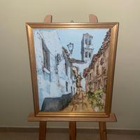 DIPINTO PAESAGGISTICA FRANCESE - JEAN JULES DUFOUR