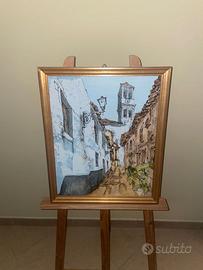 DIPINTO PAESAGGISTICA FRANCESE - JEAN JULES DUFOUR