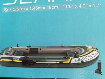 Canotto Intex Seahawk 4, 4 adulti, come nuovo
