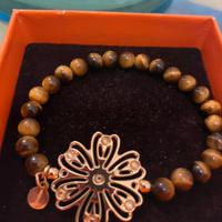 Bracciale in quarzo occhio di tigre Boccadamo