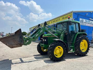 John Deere 6200 AS- caricatore Angeloni con benna