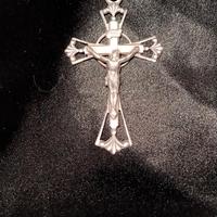 ciondolo per collana croce d'epoca