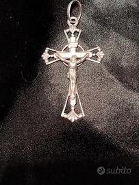 ciondolo per collana croce d'epoca